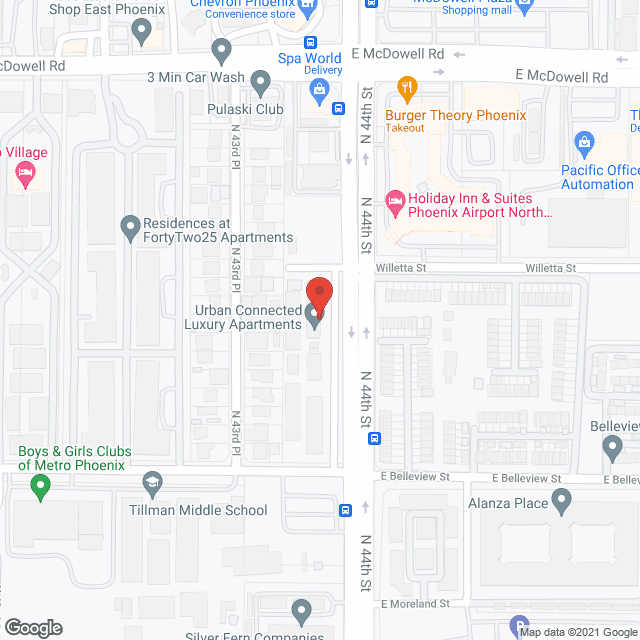 Hayden House Apartments in google map