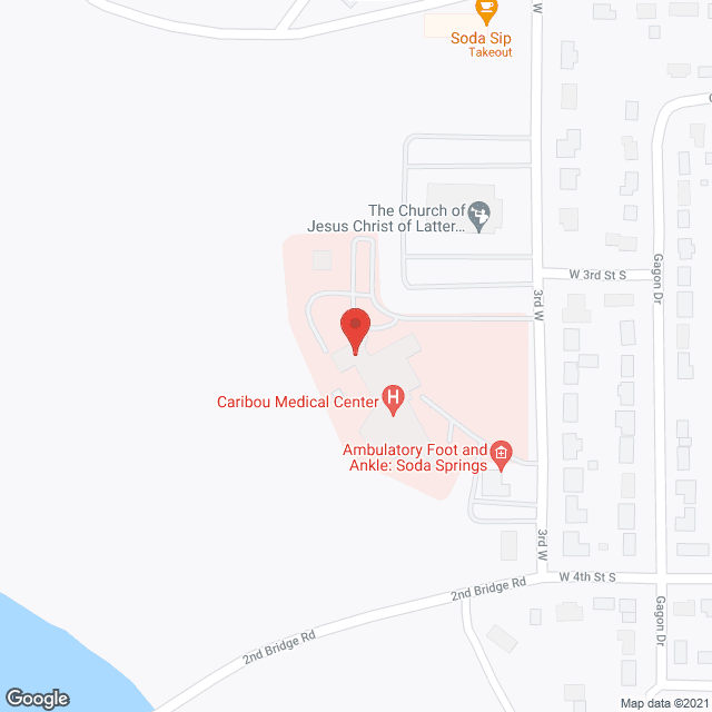 Caribou Memorial Hospital in google map