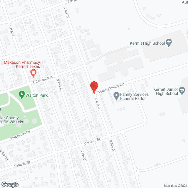 Kermit Nursing Ctr in google map