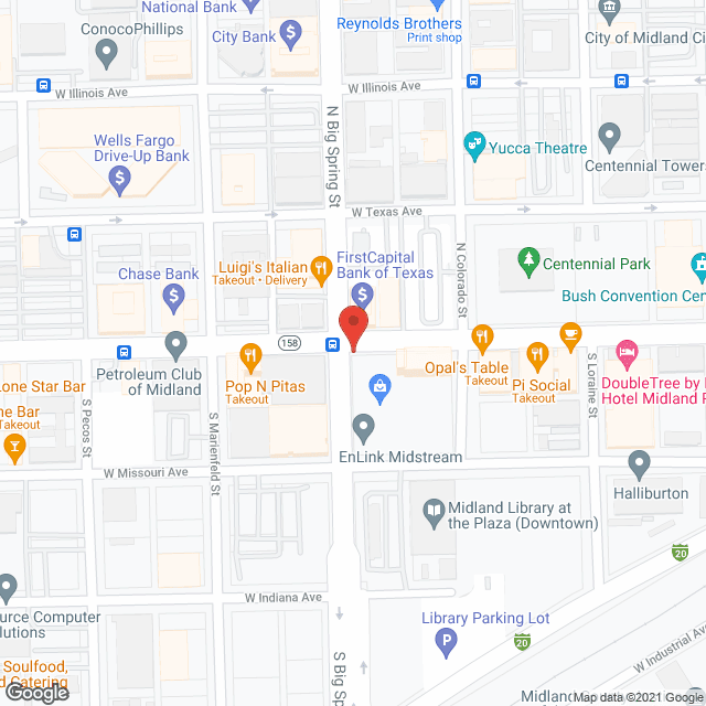 Midland Odessa Health & Rtrmnt in google map