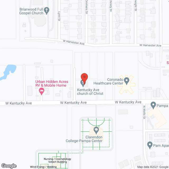 Coronado Healthcare Ctr in google map