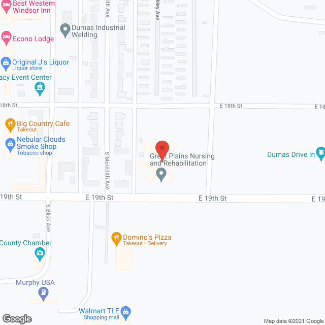 Dumas Nursing Ctr in google map