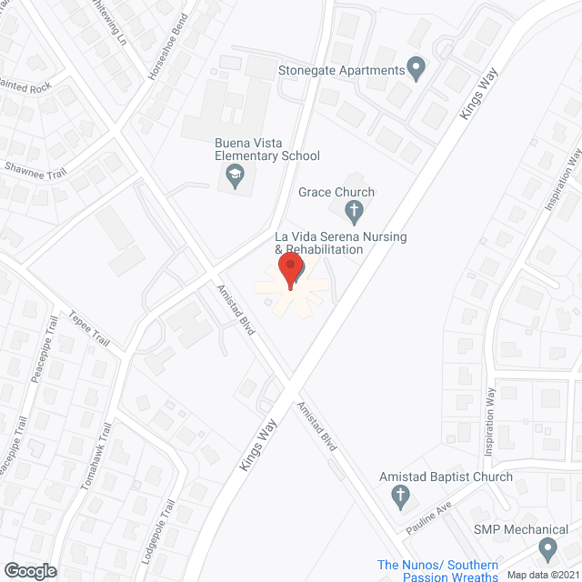 La Vida Serena Care Ctr in google map