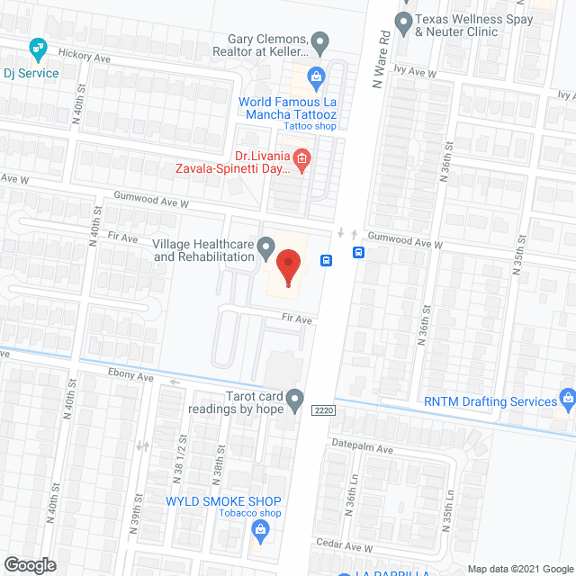 The Village Care Center in google map