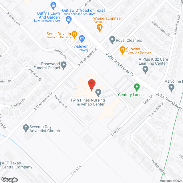 Twin Pines Nursing Home in google map