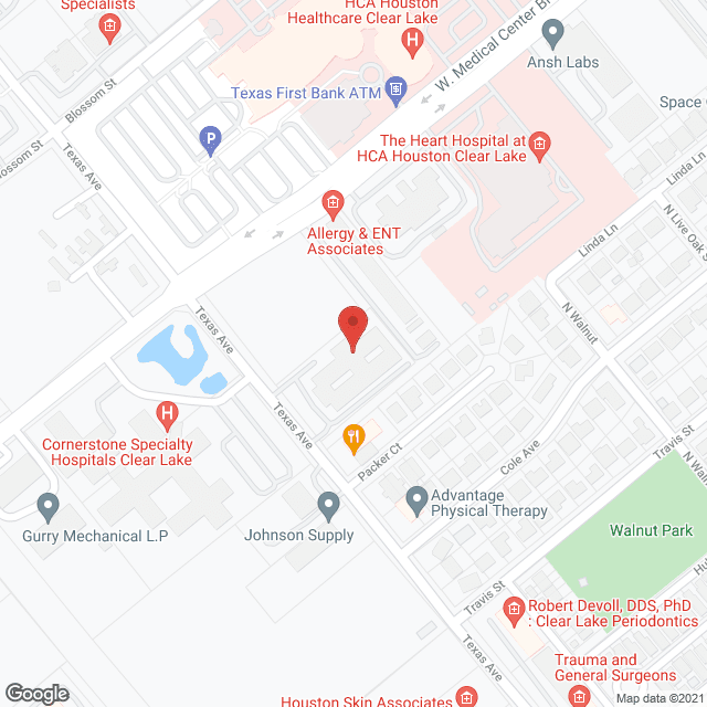 Manor Care Health Svc in google map