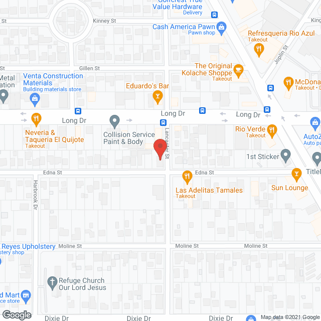 Justice Home in google map