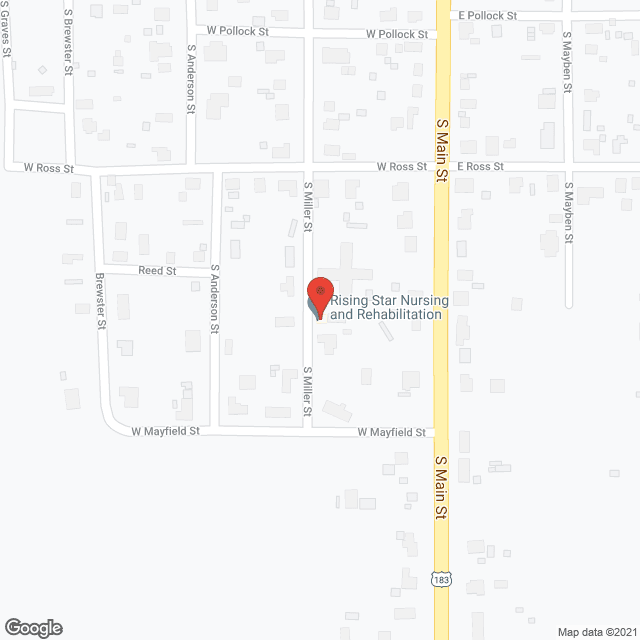 Rising Star Nursing Ctr in google map