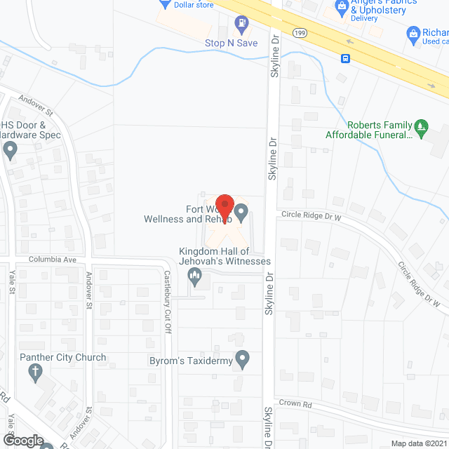 Manor Care Health Svc in google map