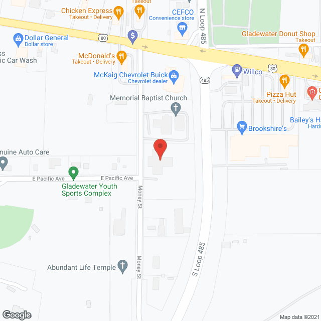 Care Inn of Gladewater in google map