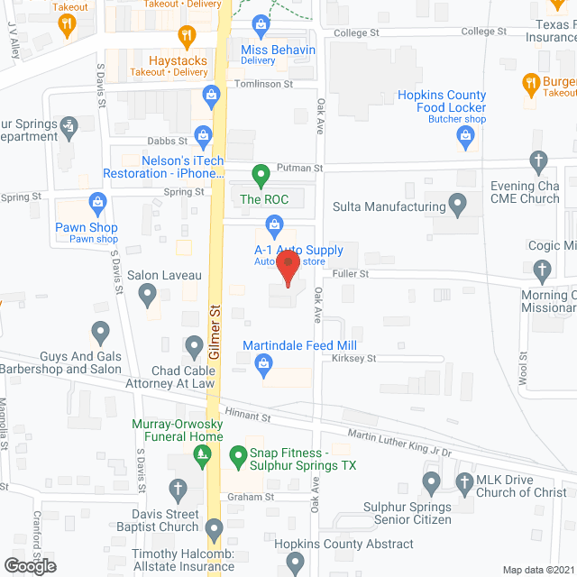 Sulphur Springs Nursing Home in google map