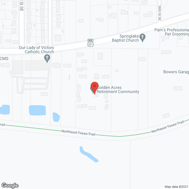 Golden Acres Retirement in google map