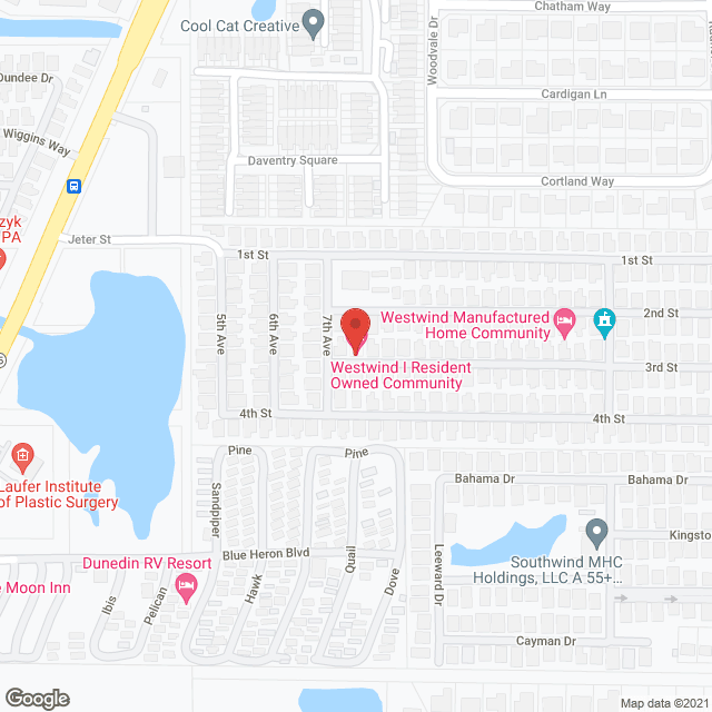 Westwind I and II Mobile Home Pk in google map