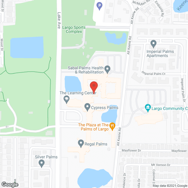 WUA-SABAL Palms Health Care in google map