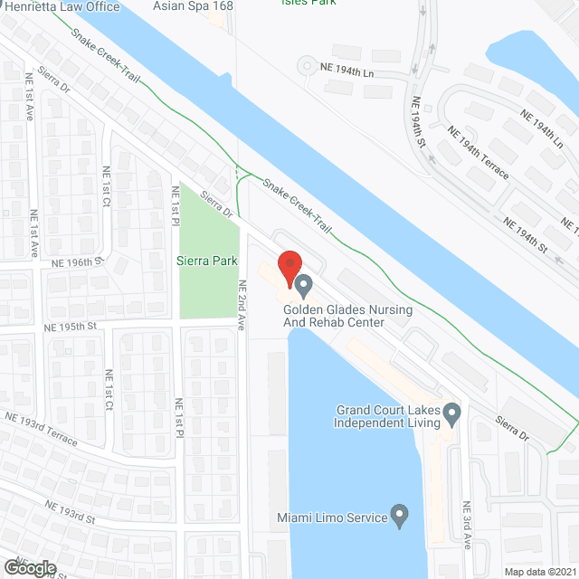 Golden Glades Nursing & Rehab in google map