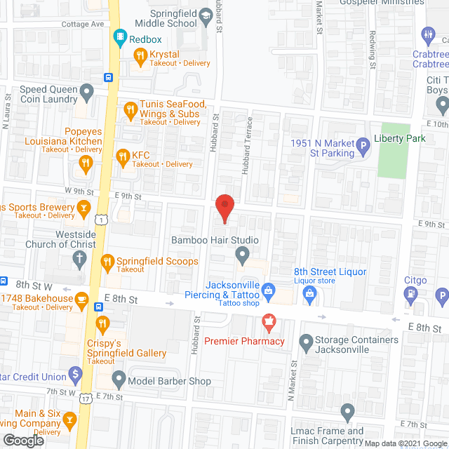 Madge's Manor in google map