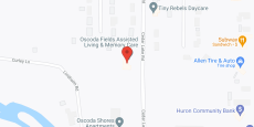 Oscoda Fields in google map