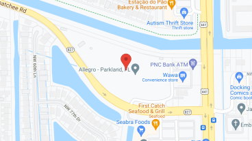 Allegro Parkland in google map