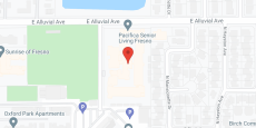 Pacifica Senior Living Fresno in google map