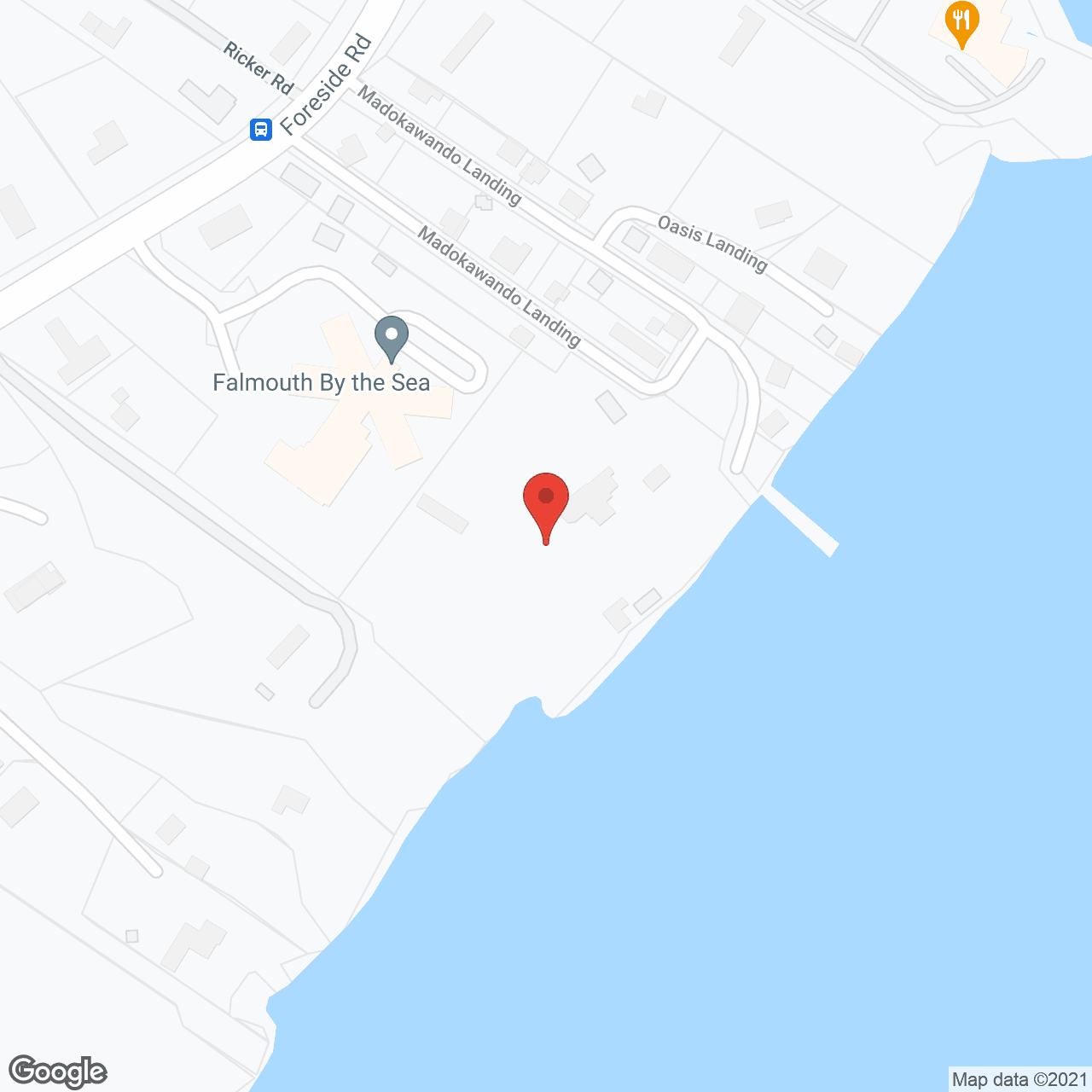 Foreside Harbor in google map