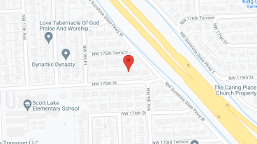 Miami Gardens Manor in google map