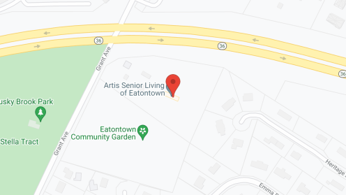 Map of the neighborhood around Artis Senior Living of Eatontown