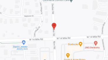 Hampton Manor of Commerce in google map