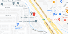 Pacifica Senior Living Newport Mesa in google map