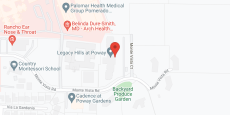 Legacy Hills at Poway in google map