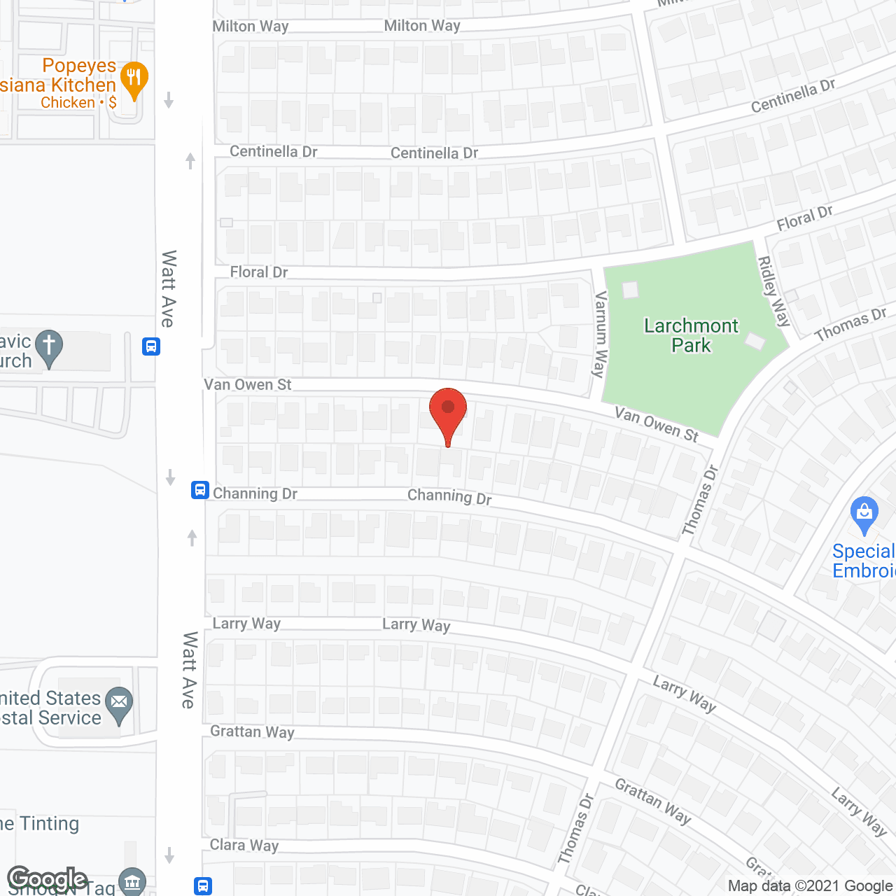 Cornerstone Senior Care in google map