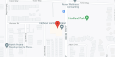 Harbour Landing Village in google map