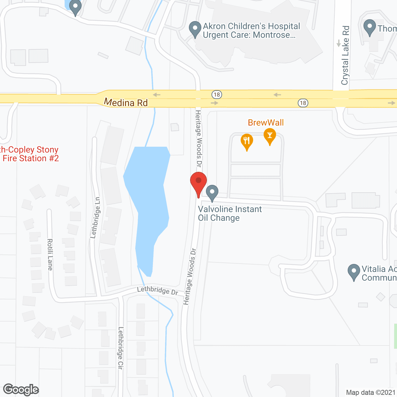 Vitalia Senior Residences of Montrose in google map