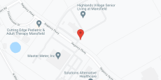Highlands Village Senior Living of Mansfield in google map