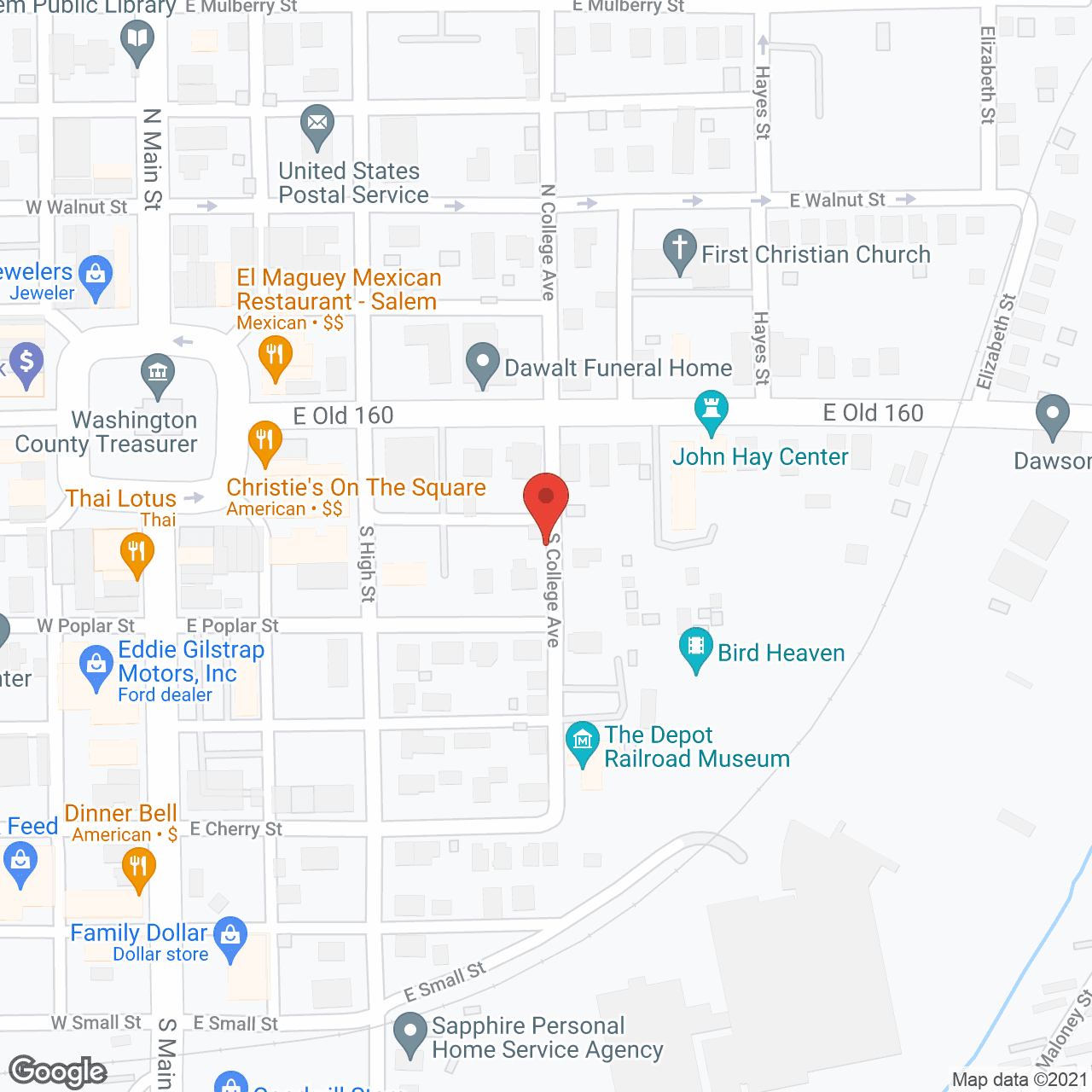 Skyline Suites in google map