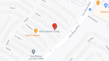Allora Senior Living in google map