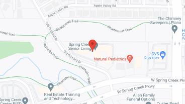Spring Creek Assisted Living in google map