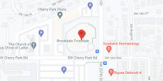 Brookdale Troutdale in google map