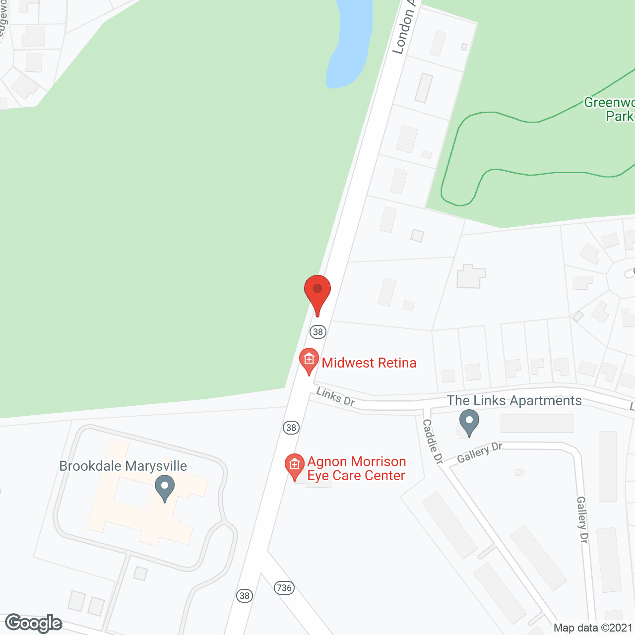 Heritage Senior Living of Marysville in google map