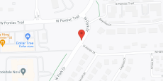 Brookdale Novi in google map
