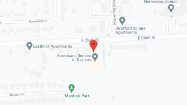 Americana Seniors of Davison in google map