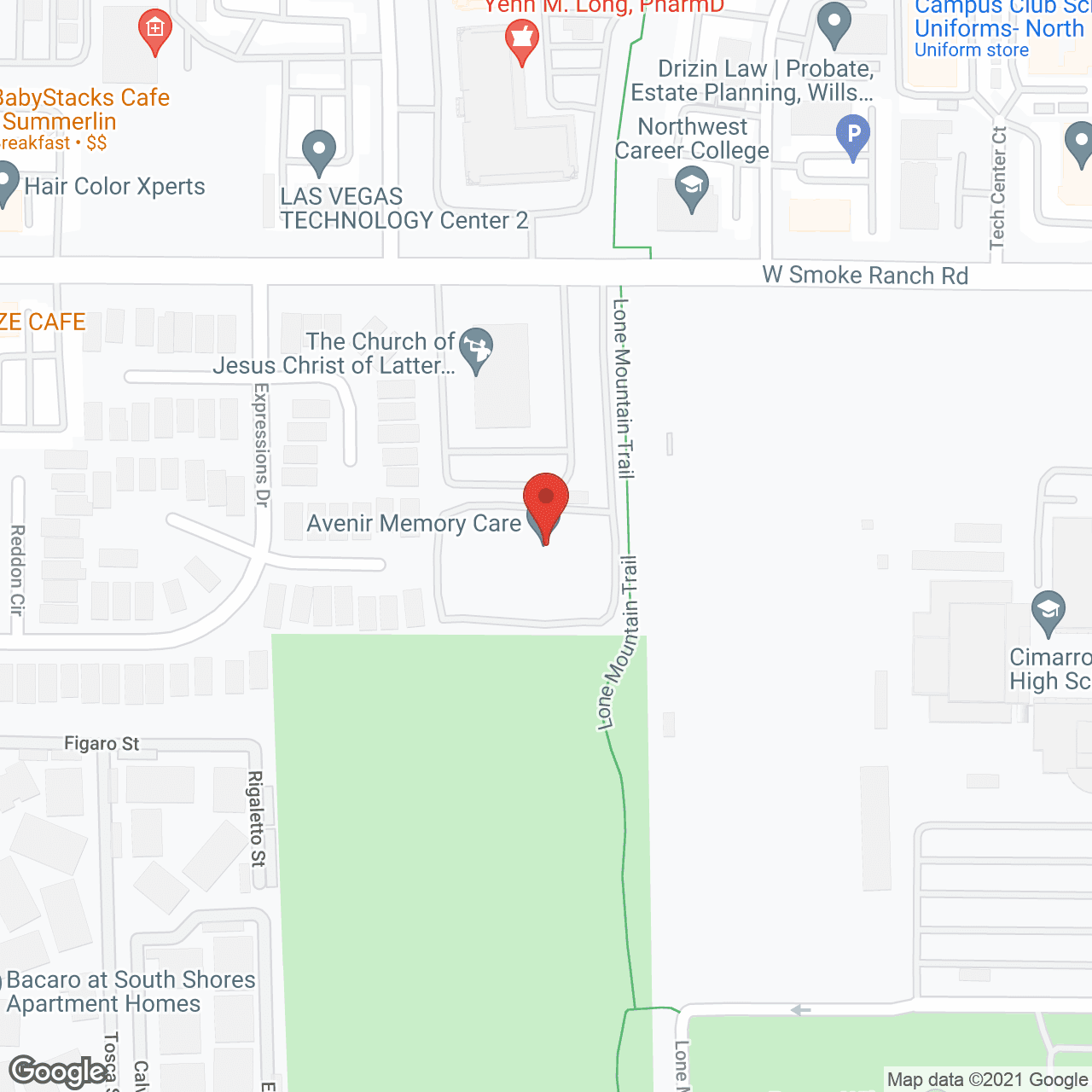 Avenir Memory Care at Summerlin in google map