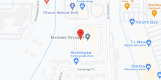 Brookdale Shreveport in google map