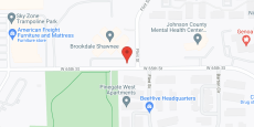 Brookdale Shawnee in google map