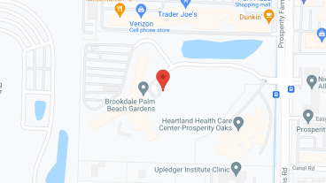 Brookdale Palm Beach Gardens in google map