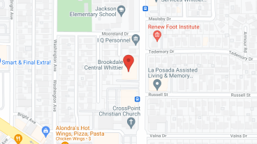 Brookdale Central Whittier in google map