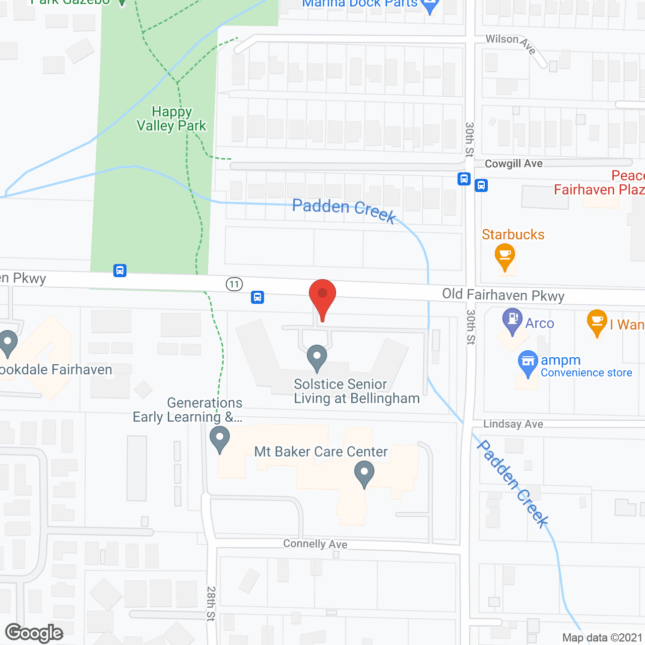 Solstice Senior Living at Bellingham in google map