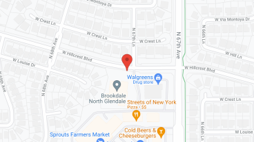 Brookdale North Glendale in google map