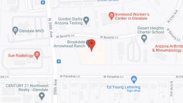 Brookdale Arrowhead Ranch in google map