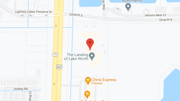 Elegance at Lake Worth in google map