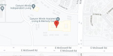 Canyon Winds Assisted Living  and Memory Care in google map